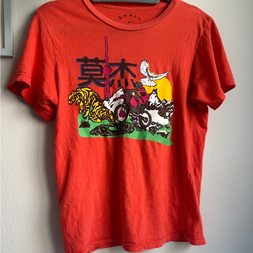 Marc Jacobs Red Adventure Graphic Tee